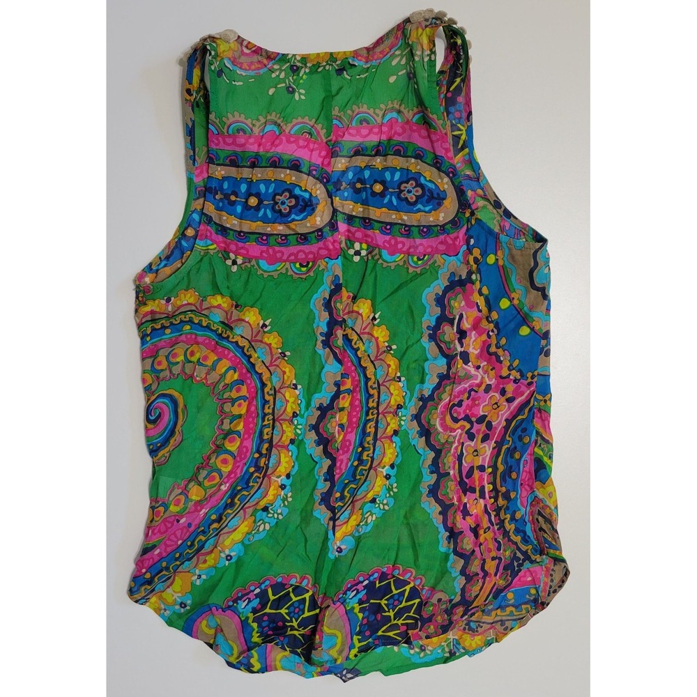 Trina Turk Silk Tank - Picture 2 of 5